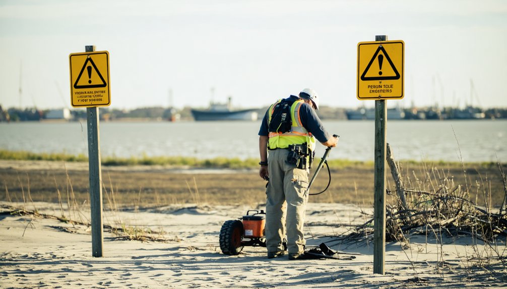 detecting only designated beaches