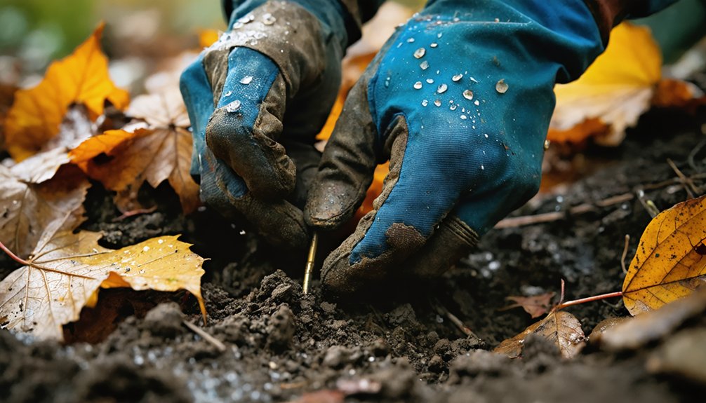 dexterity maximizing cut resistant metal detecting gloves