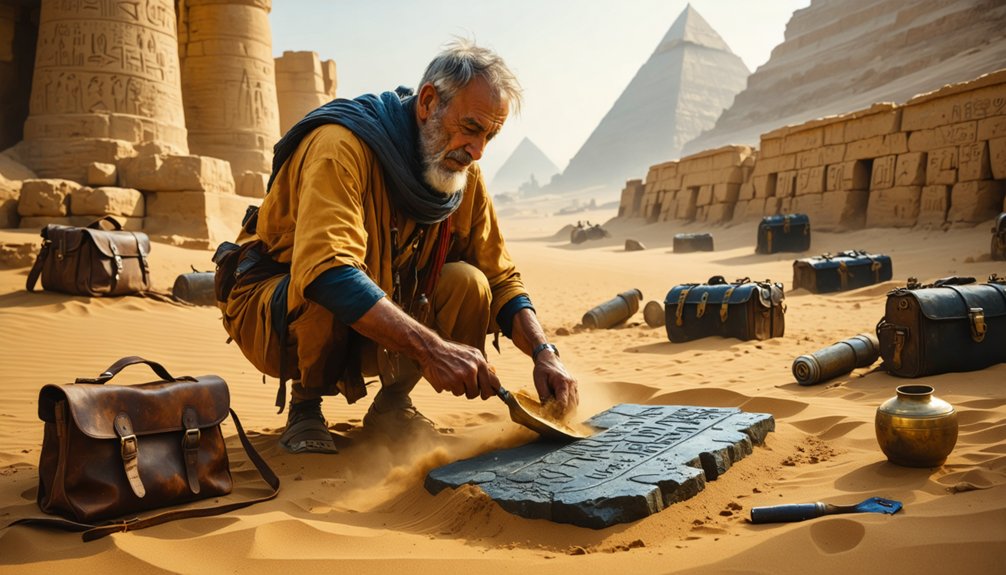 discovery of trilingual rosetta stone