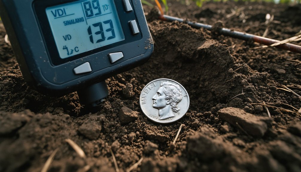 distinctive electromagnetic silver coin signatures