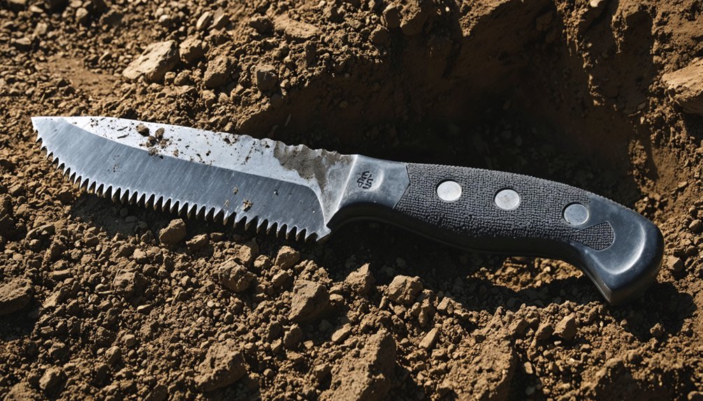 durable metal detecting knife