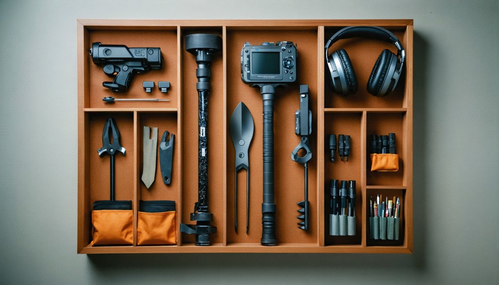 efficient metal detector storage