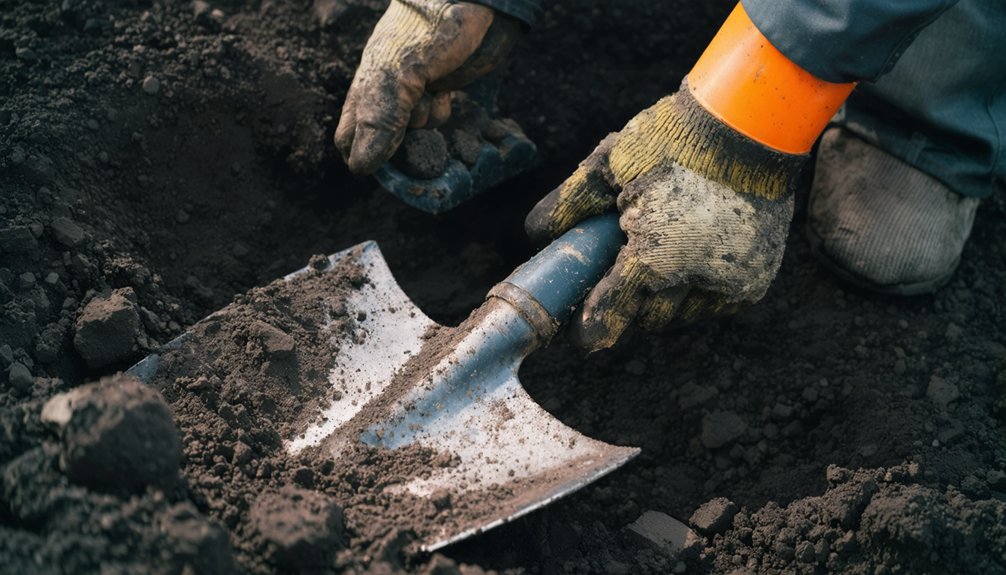 ergonomic shovel handle design