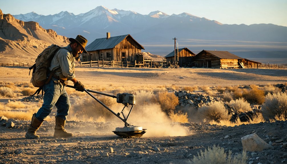 extensive historic gold silver mining district