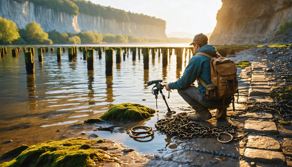 ferry crossing metal detecting