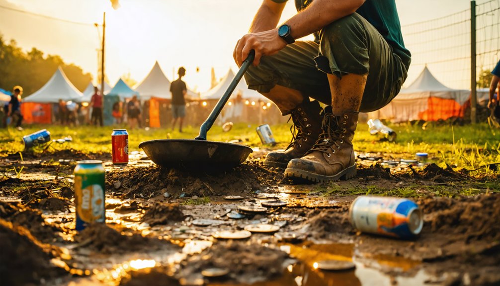 festival site treasure hunting