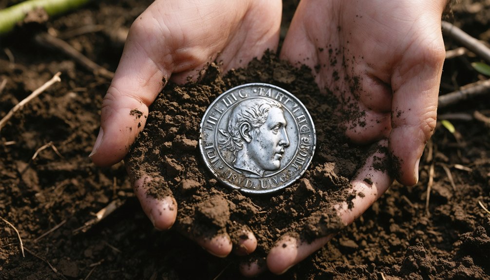 finding shiny silver jewelry