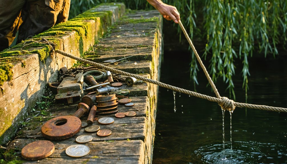 fishing with magnets from bridges