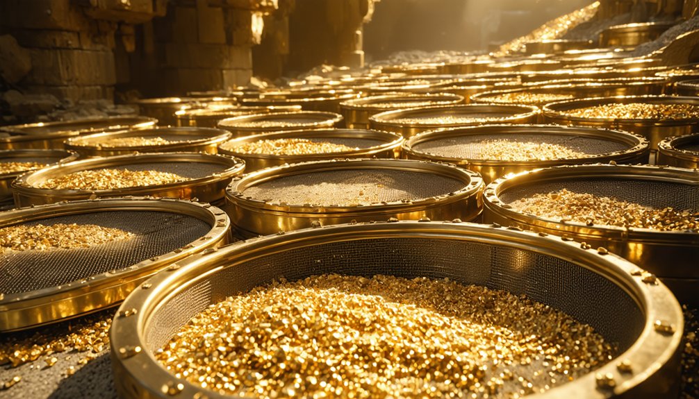 gold classifiers and screens