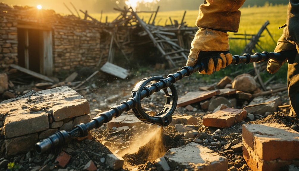 gold detecting near settlements