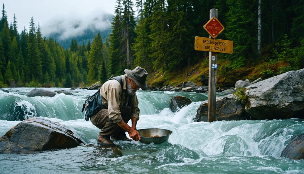 gold prospecting riverbeds near seattle