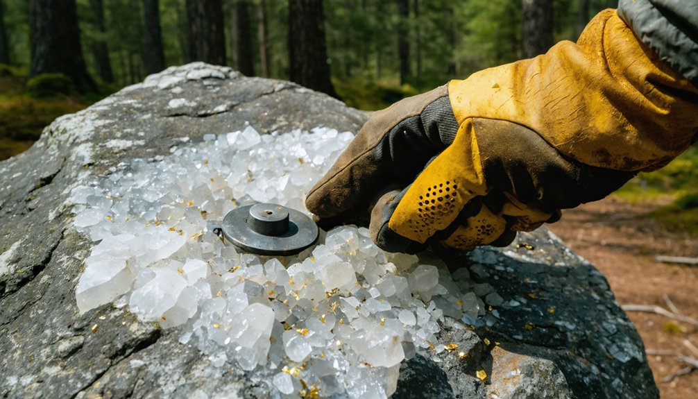 gold rich mineral detection