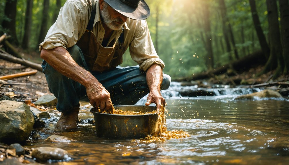 gold rushes and declines