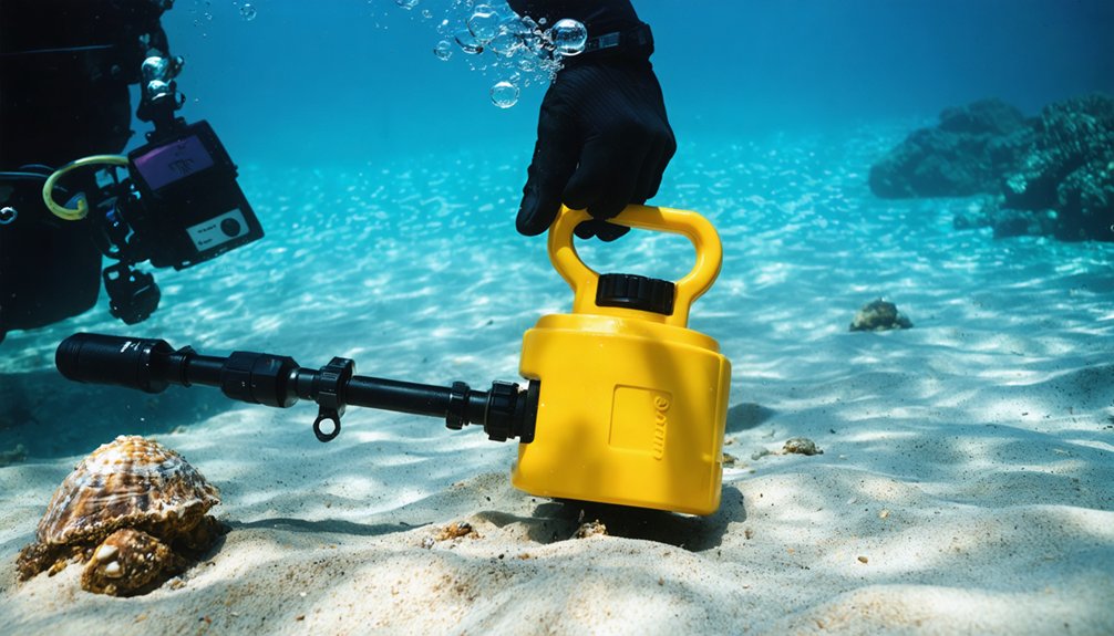 gold underwater metal detecting