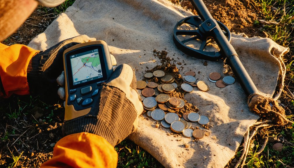 gps mapping for metal detection