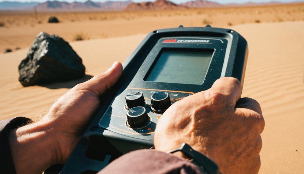 ground balancing all metal operation meteorite detection
