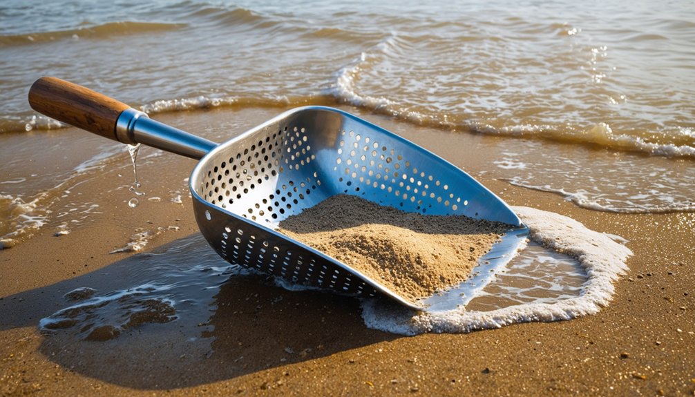 handy metal detecting sifting tool