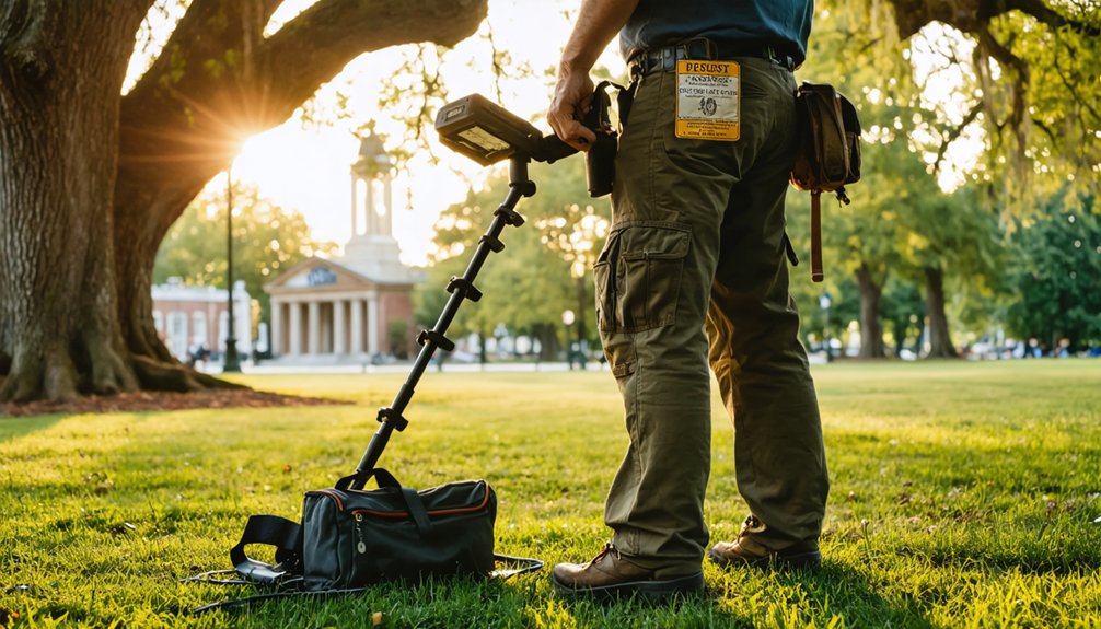 hierarchical legal framework for metal detecting