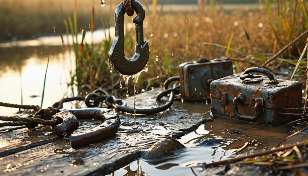 historical and modern submerged artifacts