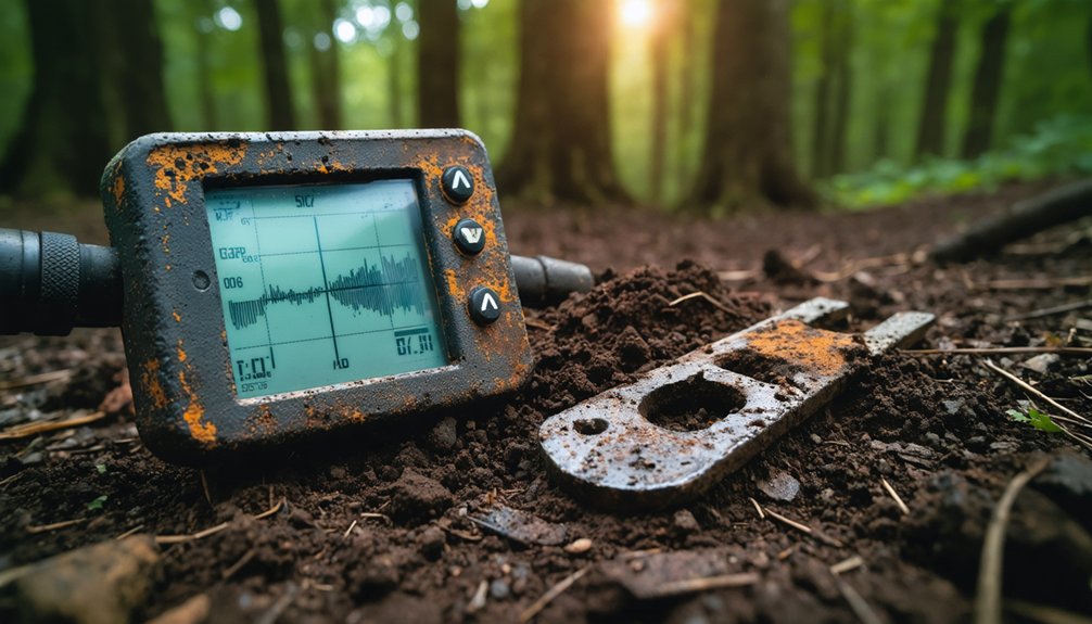 identify large ferrous targets