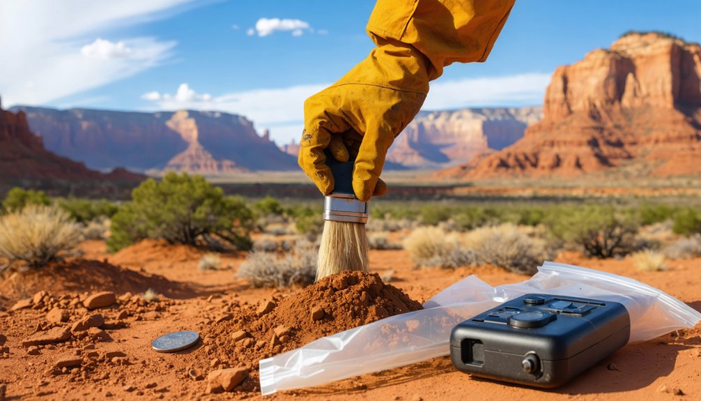 jurisdiction dependent metal detecting protocol