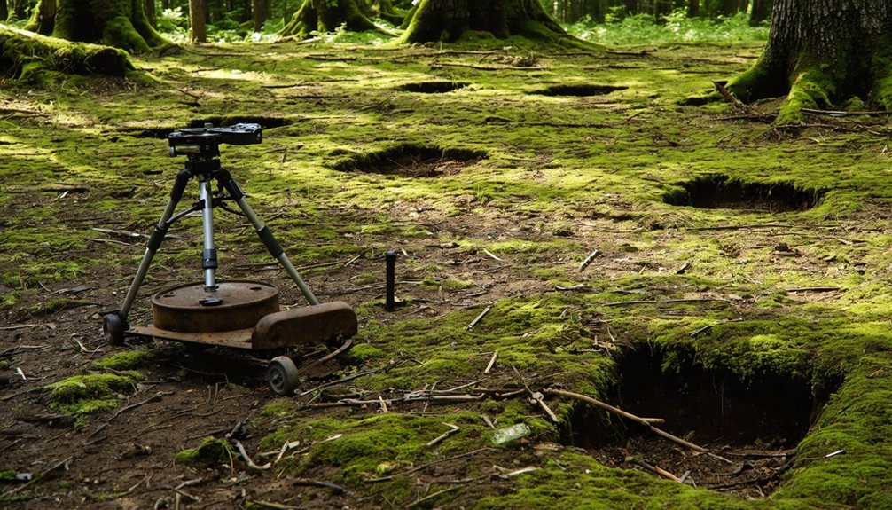 landscape features reveal former camps