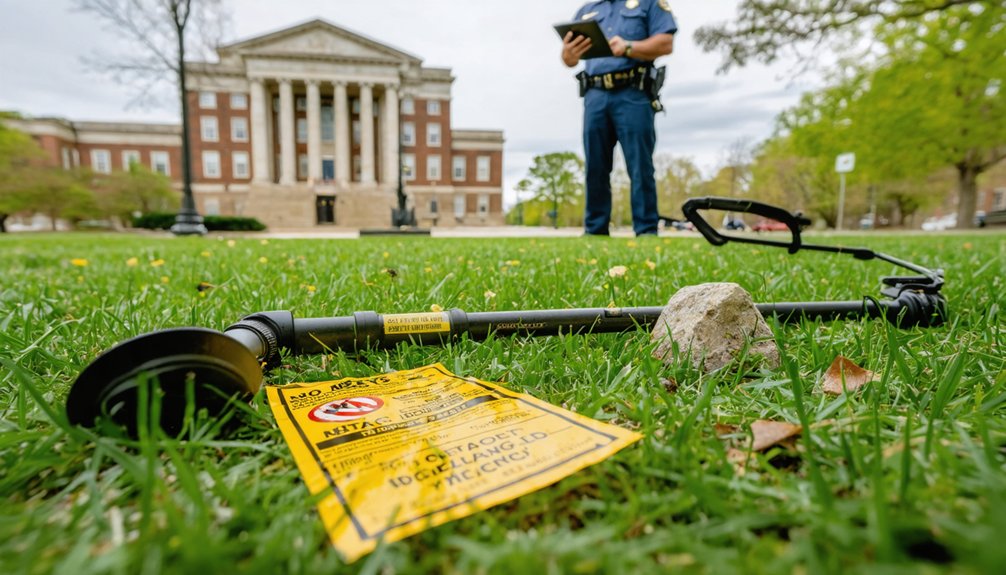 legal consequences of unauthorized detecting