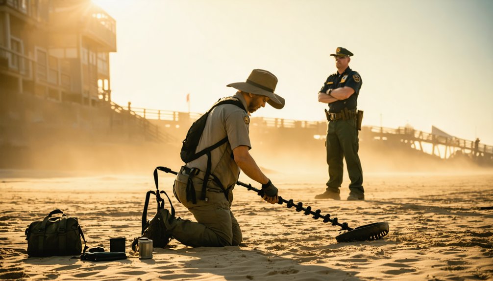 legality of metal detecting