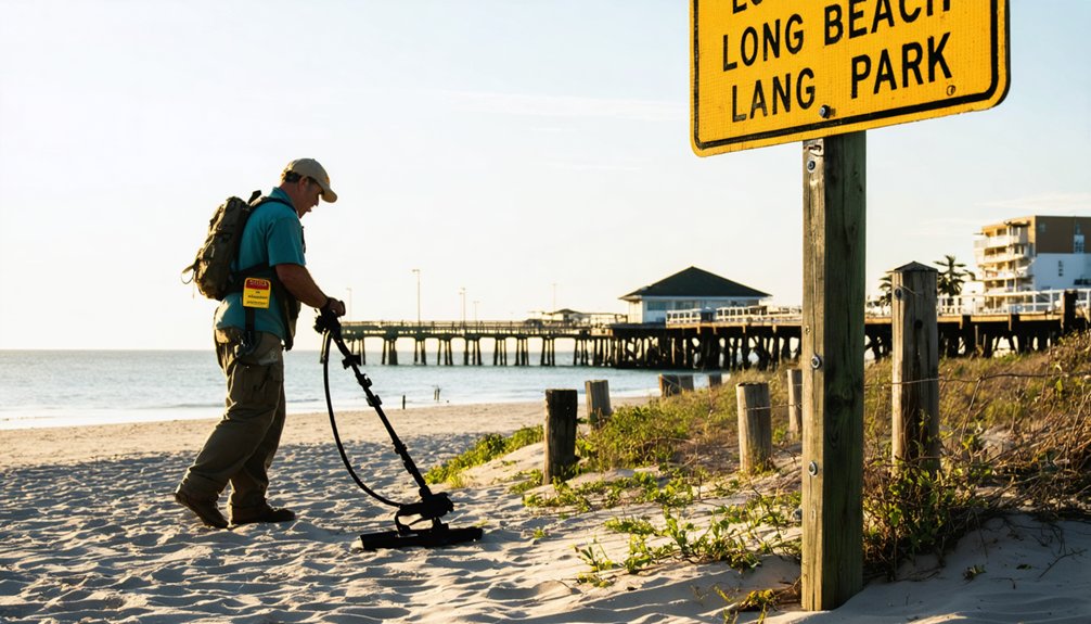 localized coastal metal detecting regulations