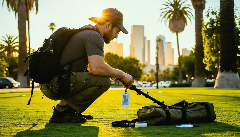 los angeles metal detecting regulations