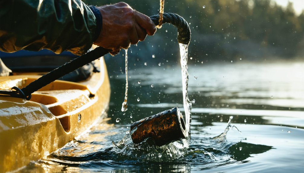 magnet fishing from watercraft
