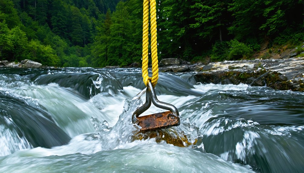 magnet fishing in mountains