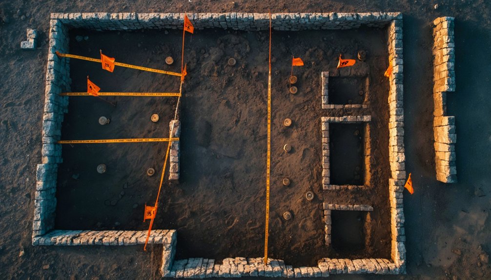 mapping artifact distribution reveals buried structures