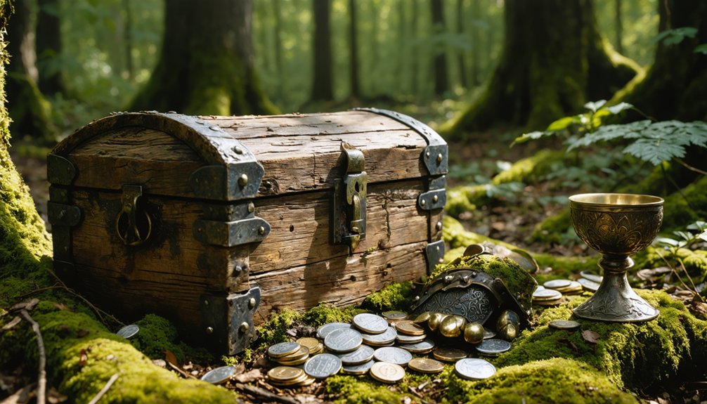 medieval knight s hidden treasure