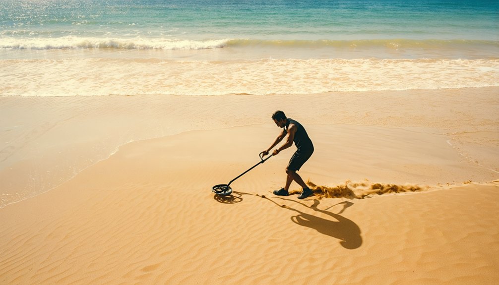 metal detecting exercise activity