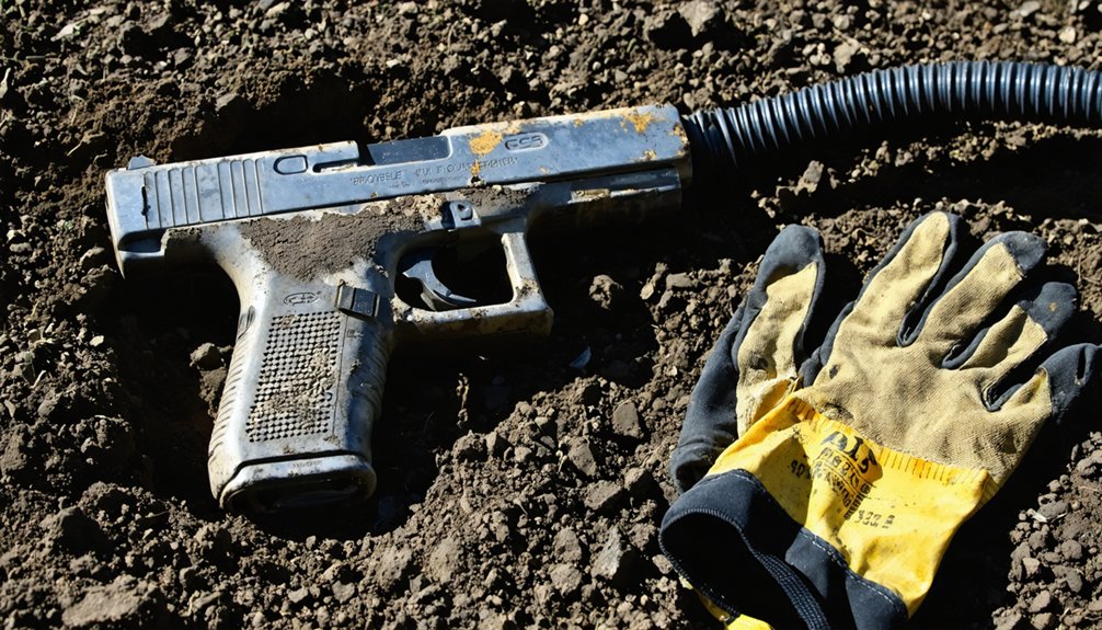 metal detecting firearm discovery