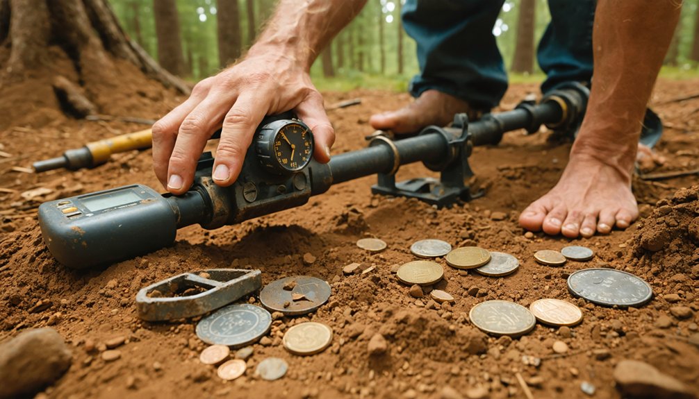 metal detecting ground settings