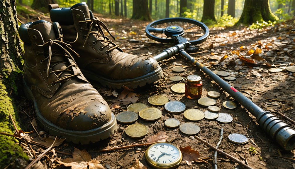 metal detecting hiking adventures