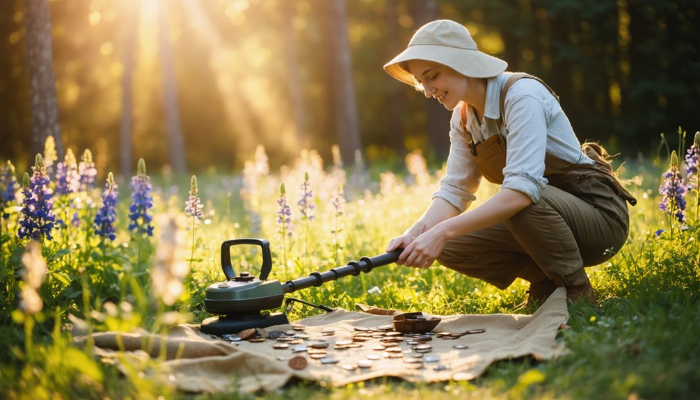 metal detecting improves well being