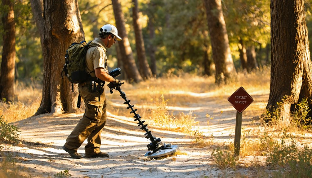 metal detecting land regulations