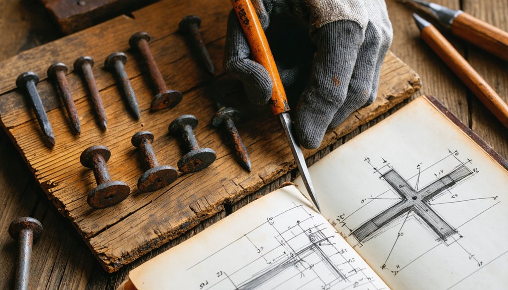 metal detecting nail dating