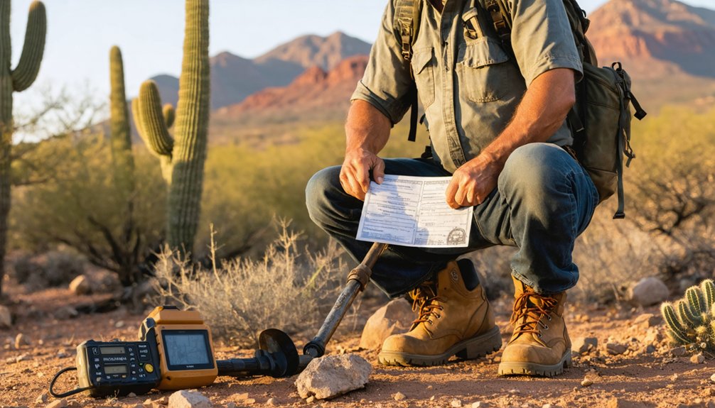 metal detecting permit requirements