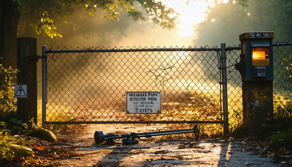 metal detecting permitted hours