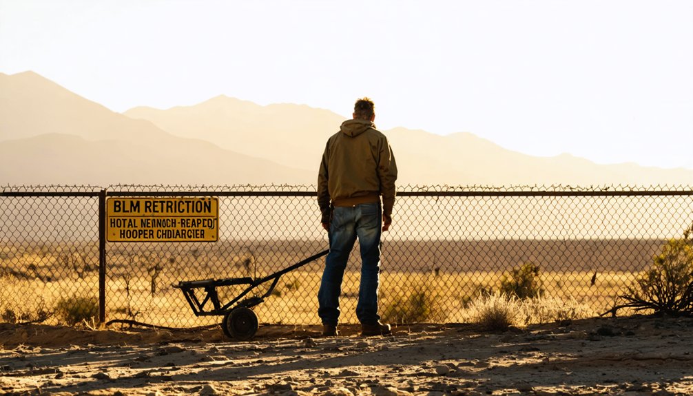 metal detecting regulated federally