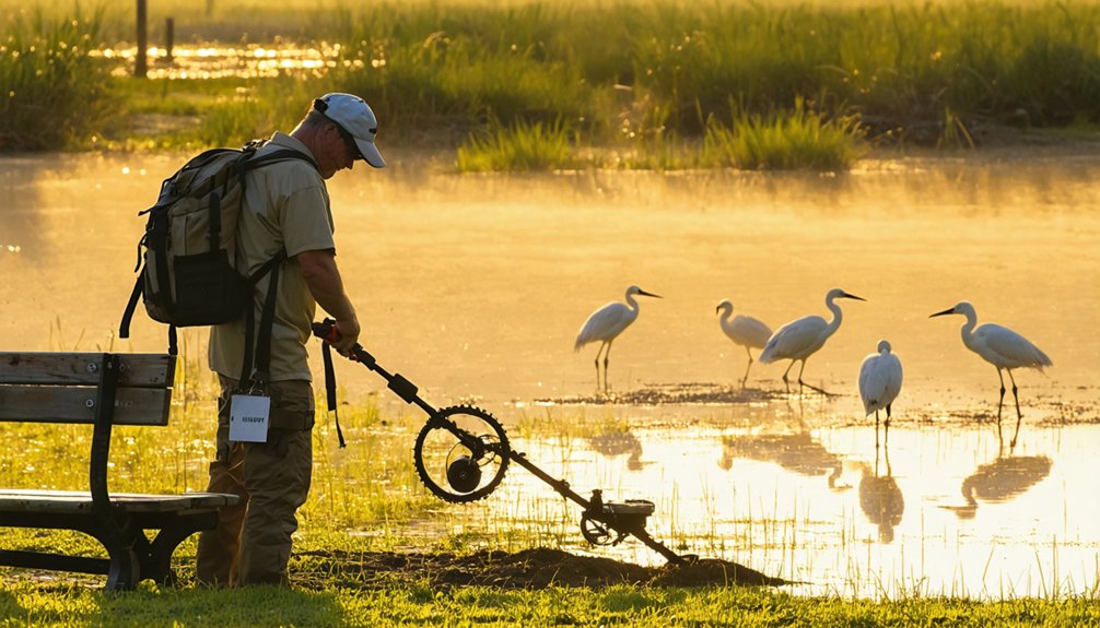 metal detecting regulations baytown texas