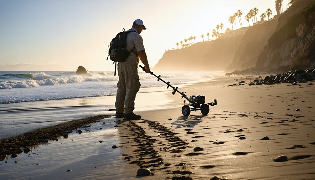 metal detecting regulations california