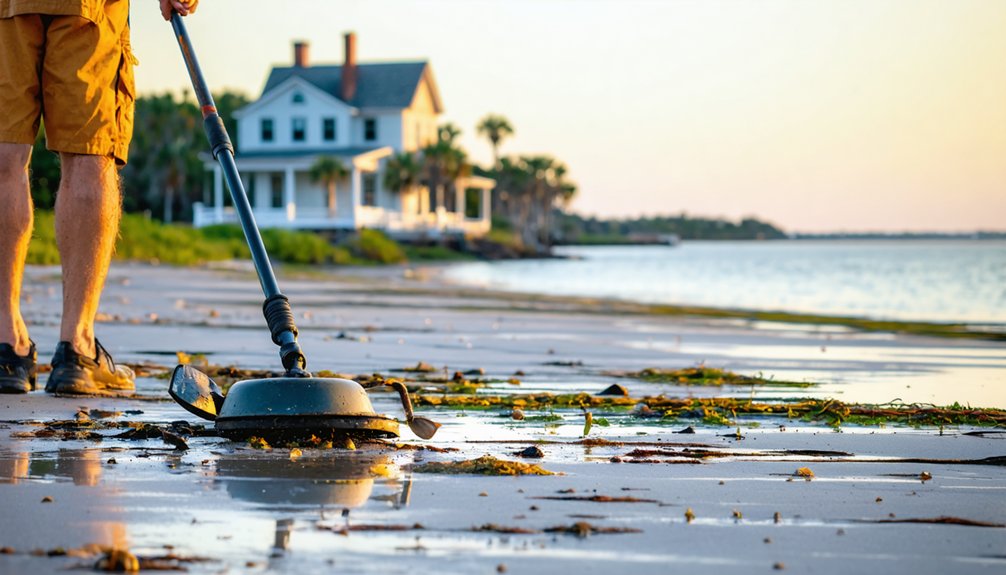 metal detecting regulations charleston