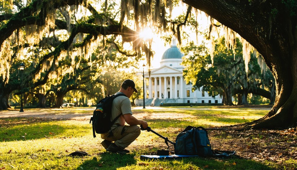 metal detecting regulations columbia