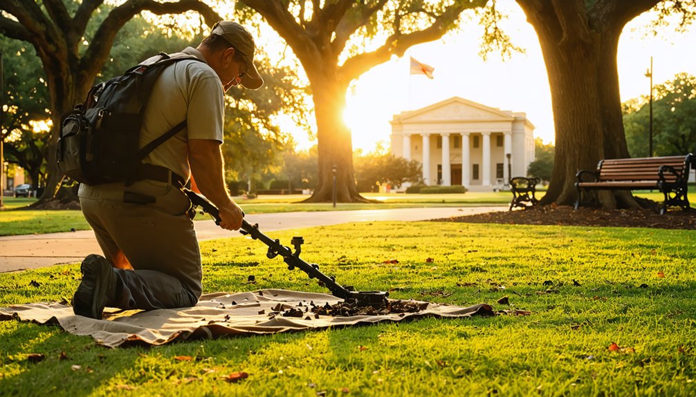 metal detecting regulations midlothian