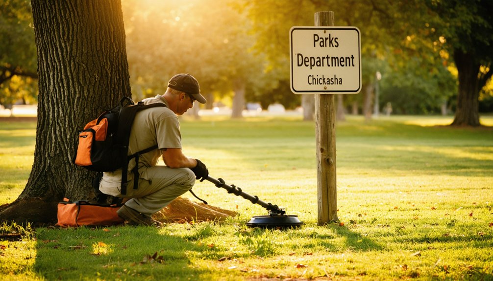 metal detecting regulations oklahoma